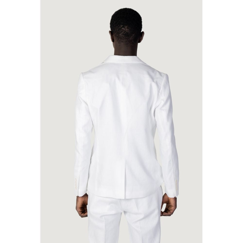 Antony Morato White Linen Suit Antony Morato Lavender