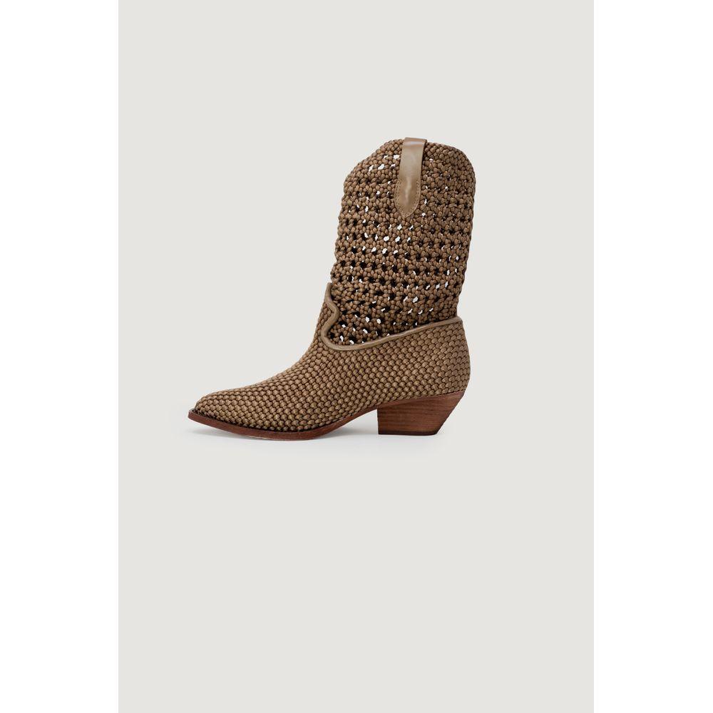 ASH Beige Leather Boot ASH Lavender