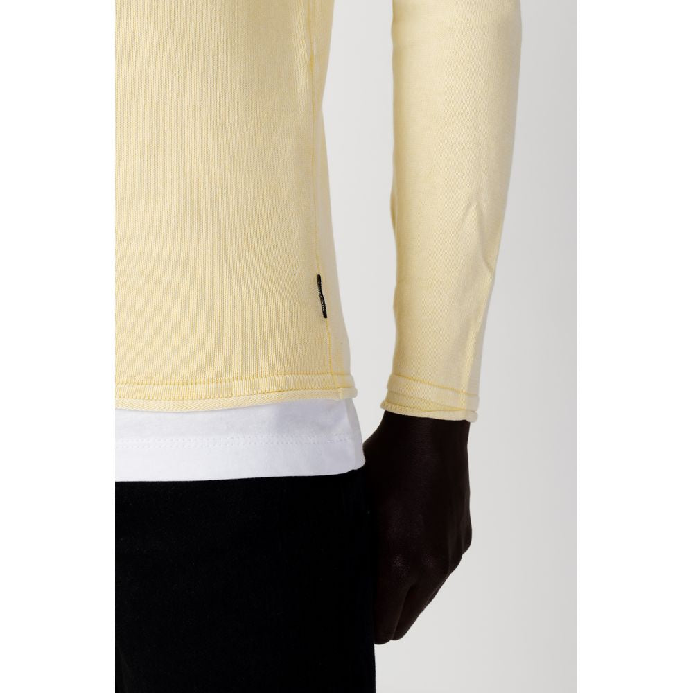 Only & Sons Yellow Cotton T-Shirt Only & Sons Light Gray