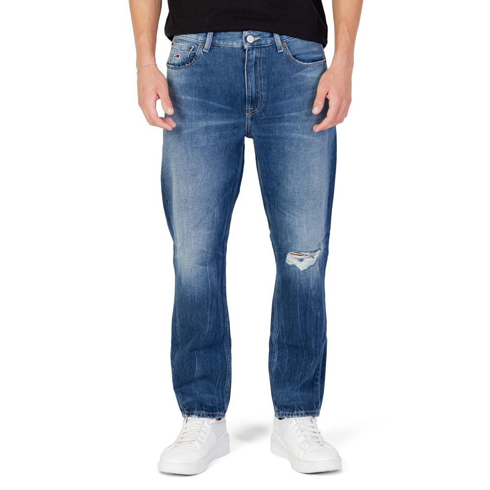Tommy Hilfiger Jeans Blue Cotton Jeans & Pant Tommy Hilfiger Jeans Dark Slate Blue