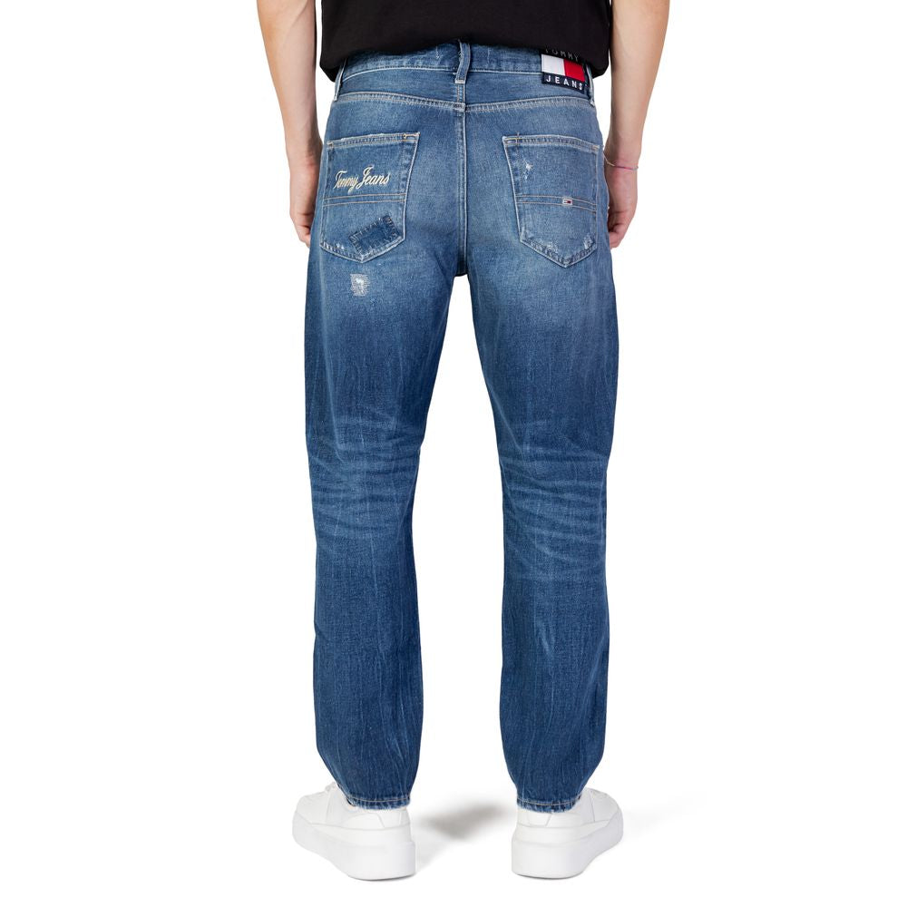 Tommy Hilfiger Jeans Blue Cotton Jeans & Pant Tommy Hilfiger Jeans Dark Slate Blue