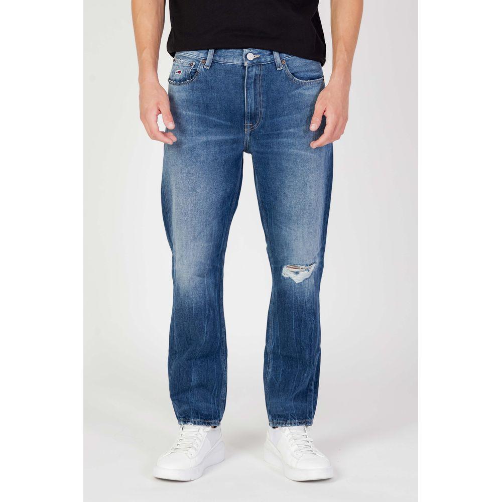 Tommy Hilfiger Jeans Blue Cotton Jeans & Pant Tommy Hilfiger Jeans Dark Slate Gray