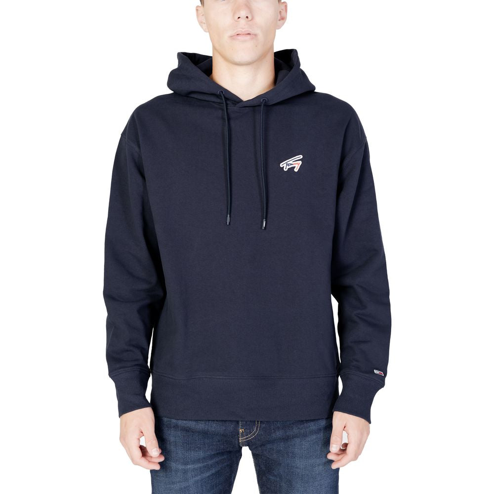 Tommy Hilfiger Jeans Blue Cotton Sweater Tommy Hilfiger Jeans Dark Slate Gray