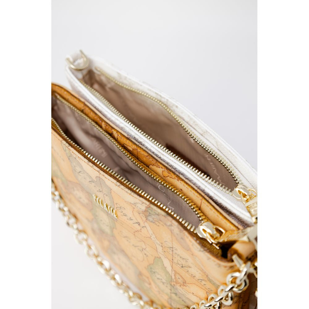 Alviero Martini Prima Classe Beige Leather Handbag Alviero Martini Prima Classe Light Gray