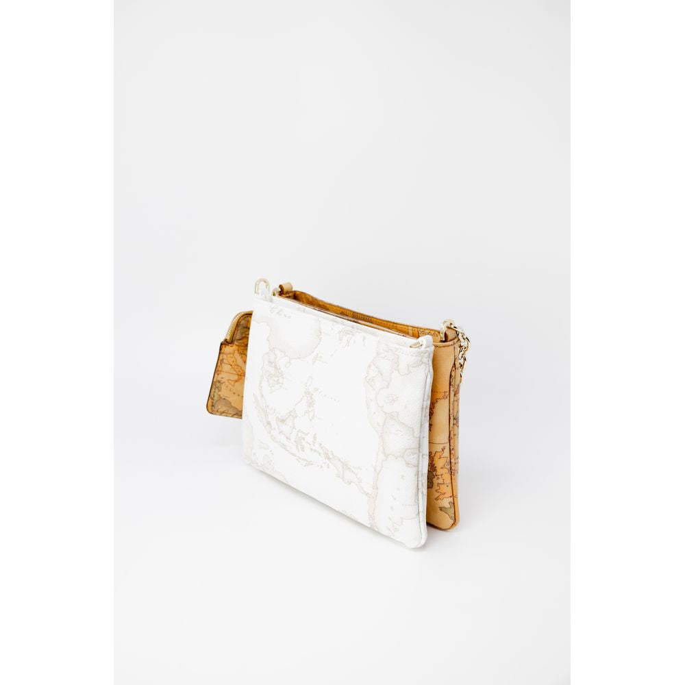 Alviero Martini Prima Classe Beige Leather Handbag Alviero Martini Prima Classe White Smoke
