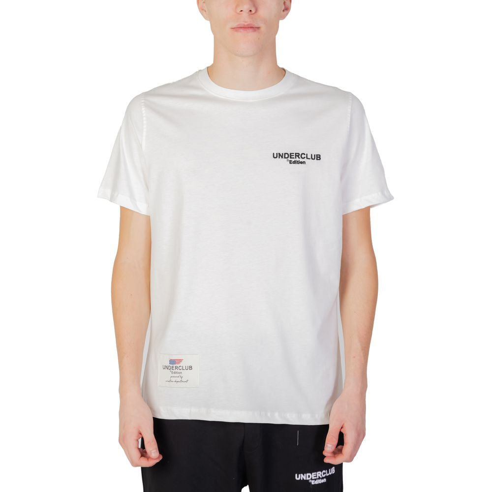 Underclub White Cotton T-Shirt Underclub Light Gray