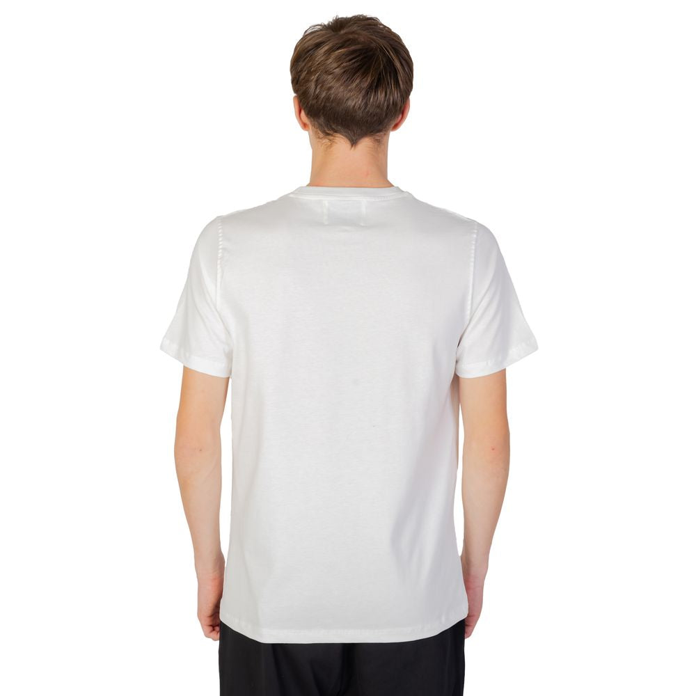 Underclub White Cotton T-Shirt Underclub Light Gray