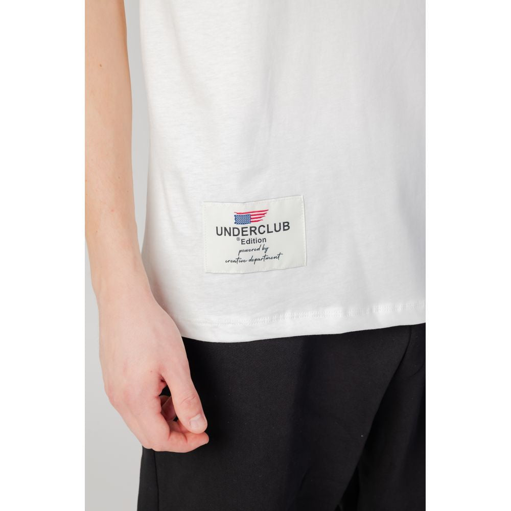 Underclub White Cotton T-Shirt Underclub Black