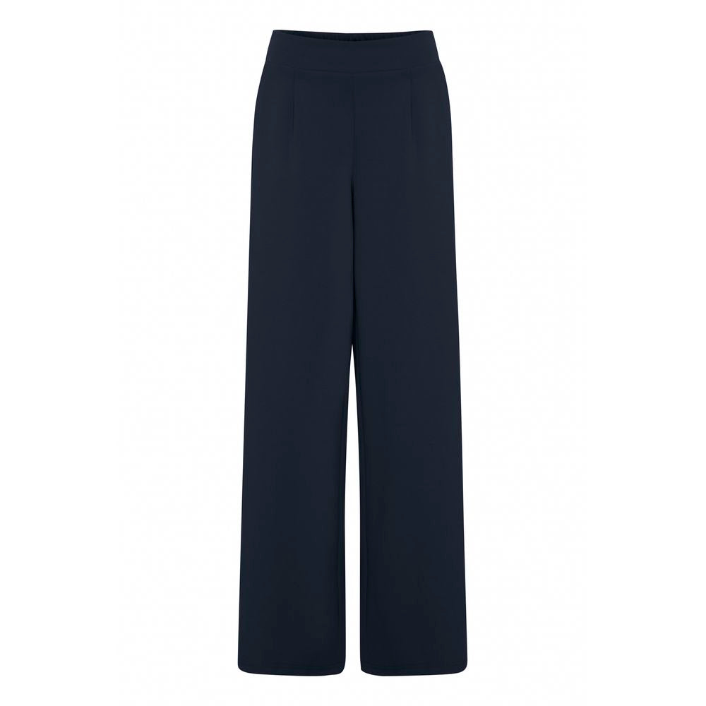 ICHI Blue Recycled Polyurethane Jeans & Pant ICHI Dark Slate Gray