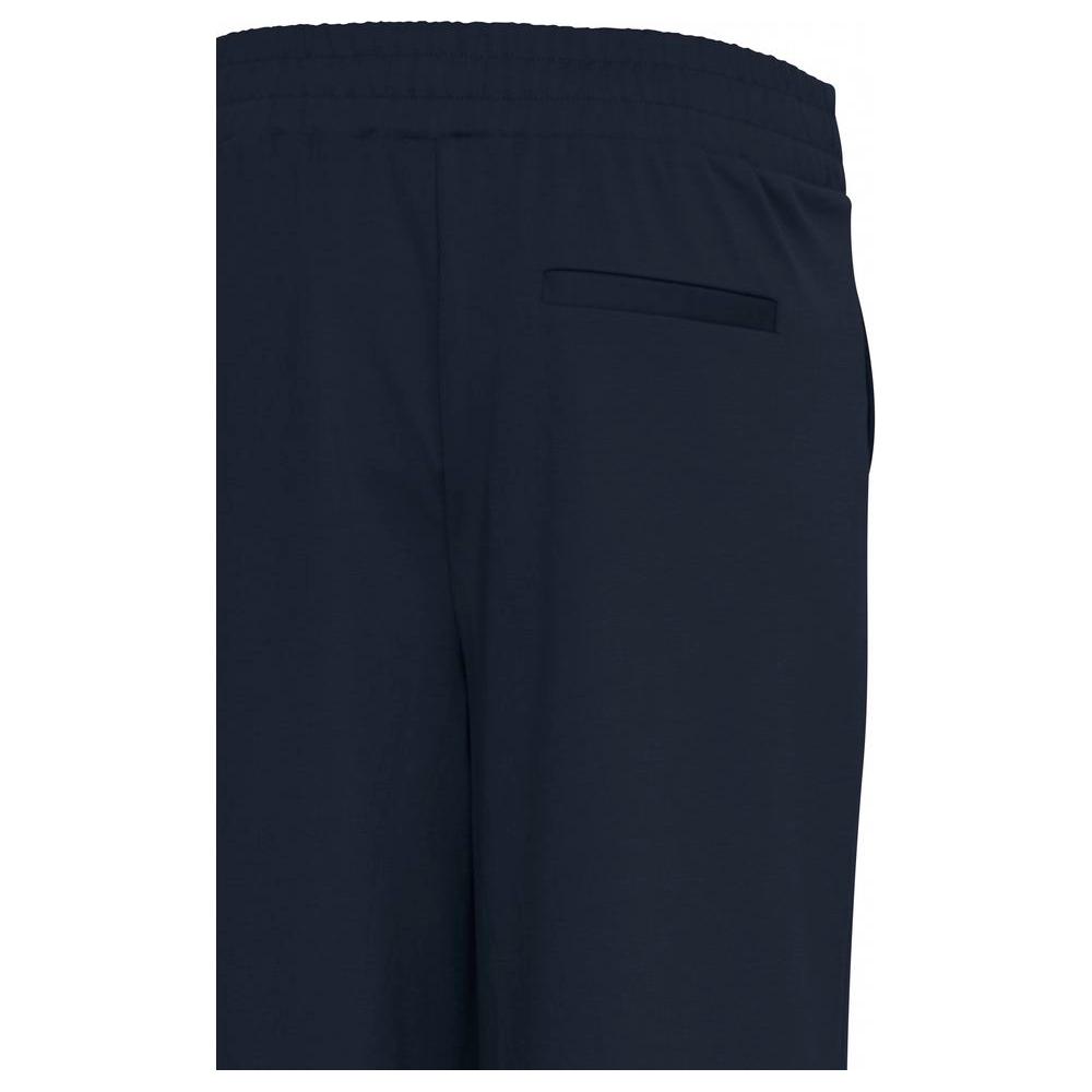 ICHI Blue Recycled Polyurethane Jeans & Pant ICHI Dark Slate Gray