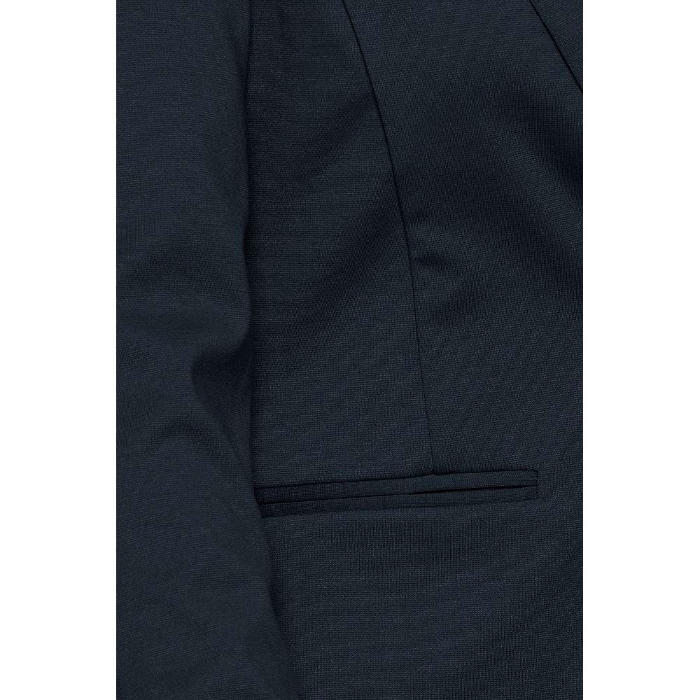 ICHI Blue Polyester Suits & Blazer ICHI Dark Slate Gray