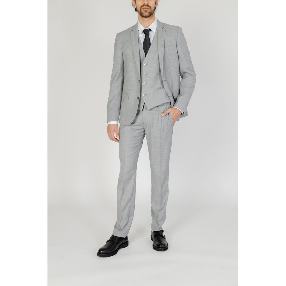 Antony Morato Gray Polyester Jeans & Pant Antony Morato Light Gray