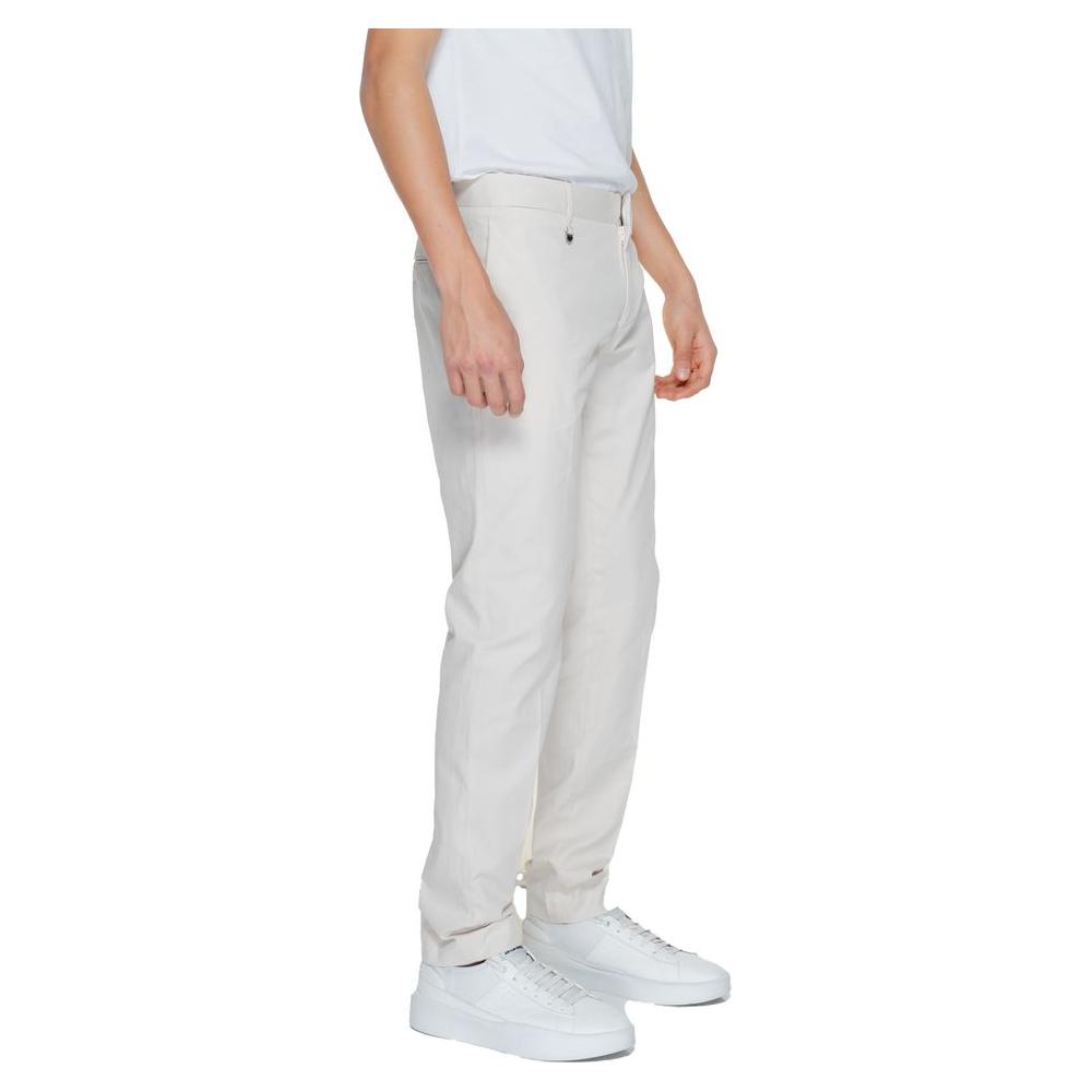 Antony Morato Beige Cotton Jeans & Pant Antony Morato Light Gray