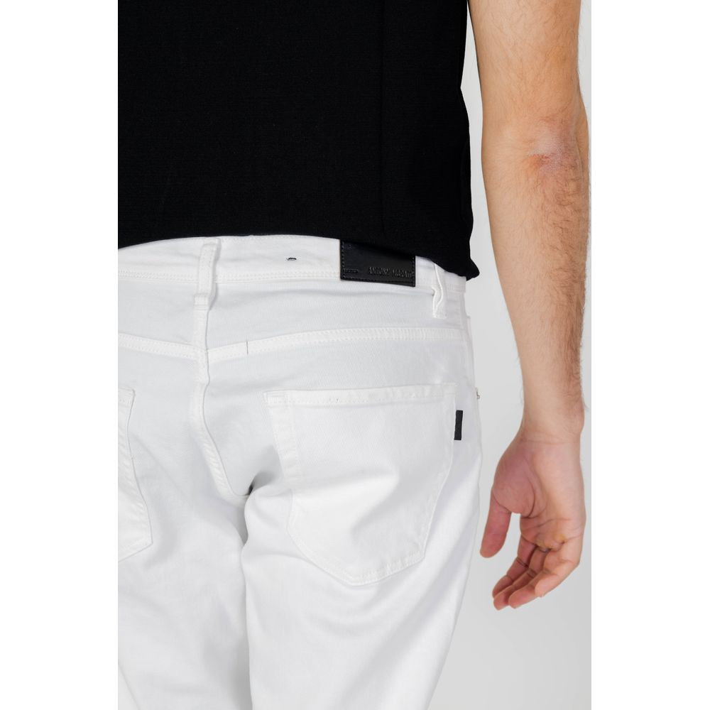 Antony Morato White Cotton Jeans & Pant Antony Morato Black