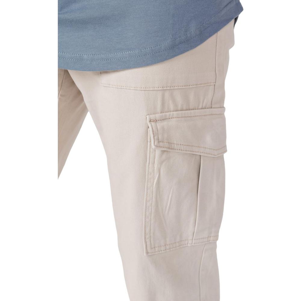 Only & Sons Beige Cotton Jeans & Pant Only & Sons Gray