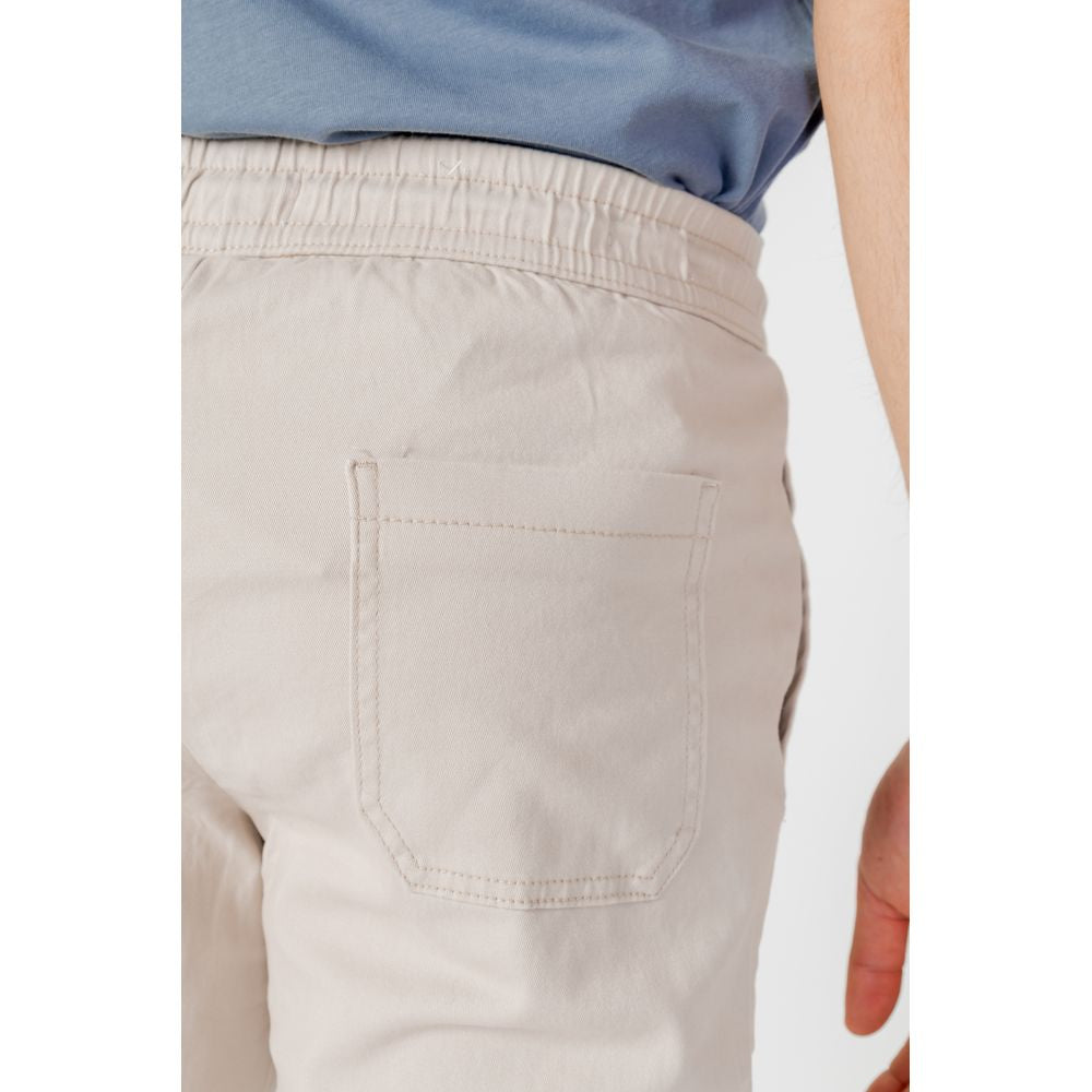 Only & Sons Beige Cotton Jeans & Pant Only & Sons Gray
