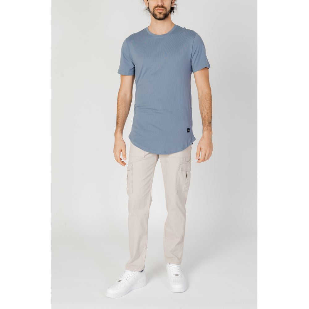 Only & Sons Beige Cotton Jeans & Pant Only & Sons Light Gray