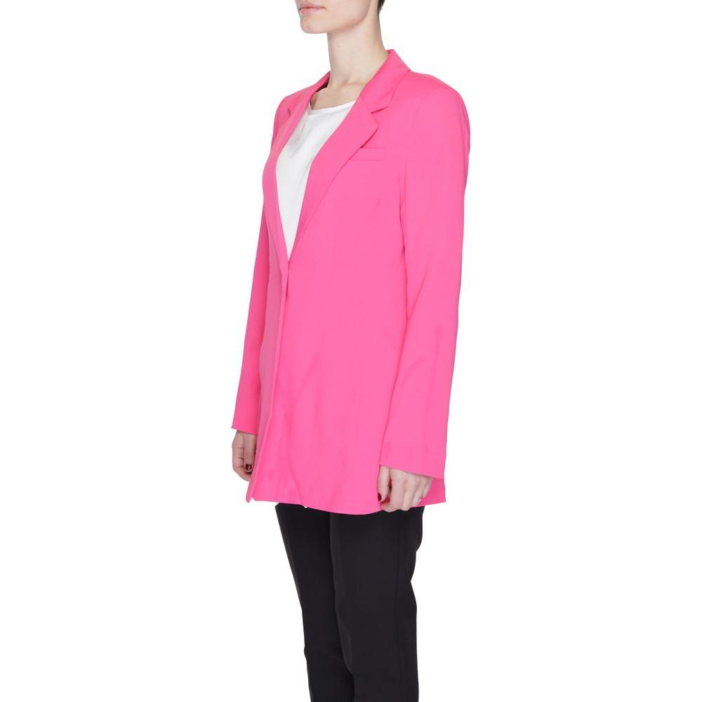 Vero Moda Pink Polyester Suits & Blazer Vero Moda Hot Pink