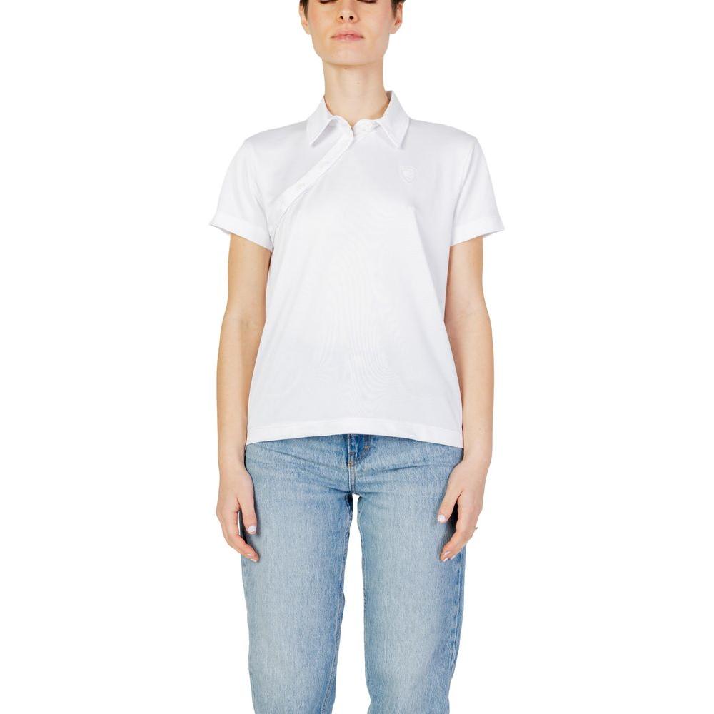 Blauer White Polyester Tops & T-Shirt Blauer Light Gray