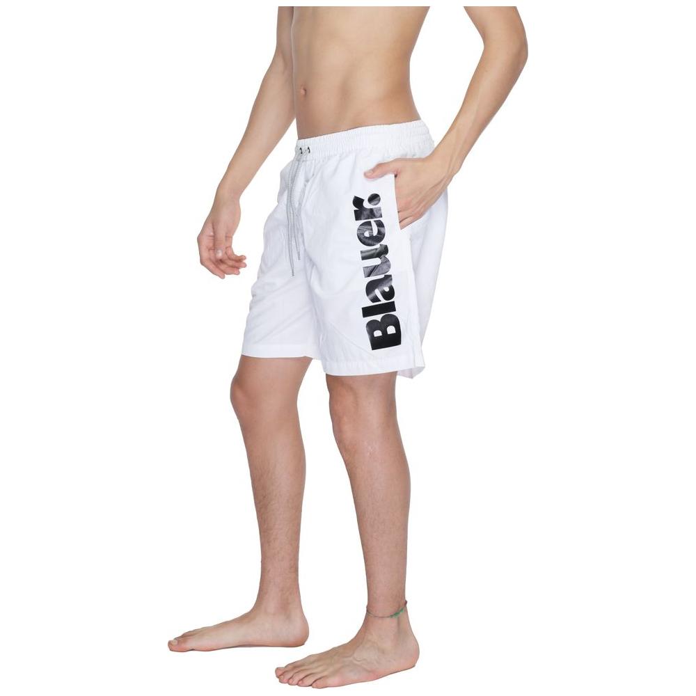 Blauer White Polyamide Swimwear Blauer Rosy Brown
