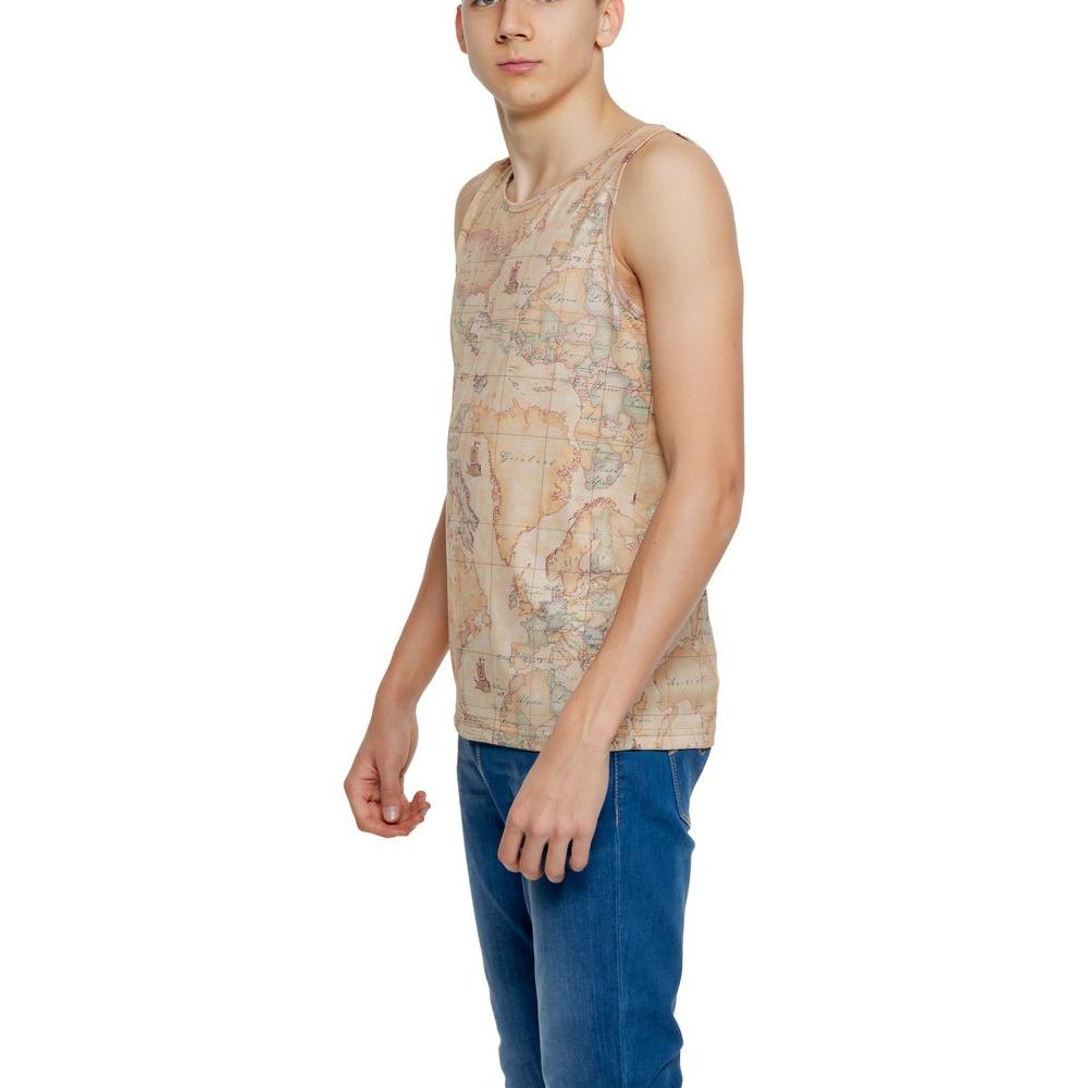 Alviero Martini Prima Classe Beige Polyester T-Shirt Alviero Martini Prima Classe Rosy Brown