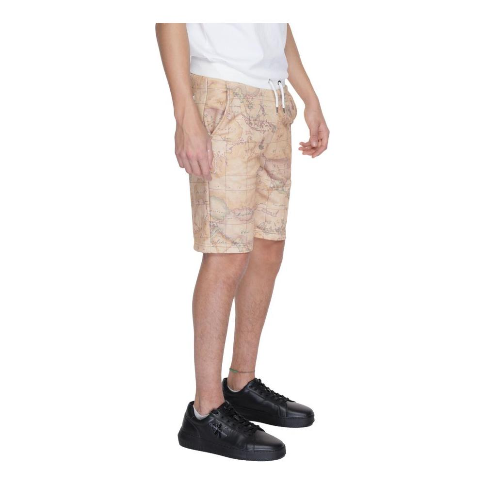 Alviero Martini Prima Classe Beige Polyester Short Alviero Martini Prima Classe Rosy Brown