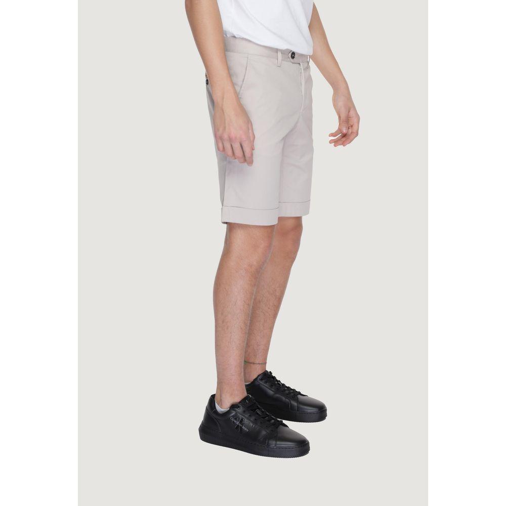 Alviero Martini Prima Classe Beige Cotton Short Alviero Martini Prima Classe Light Gray