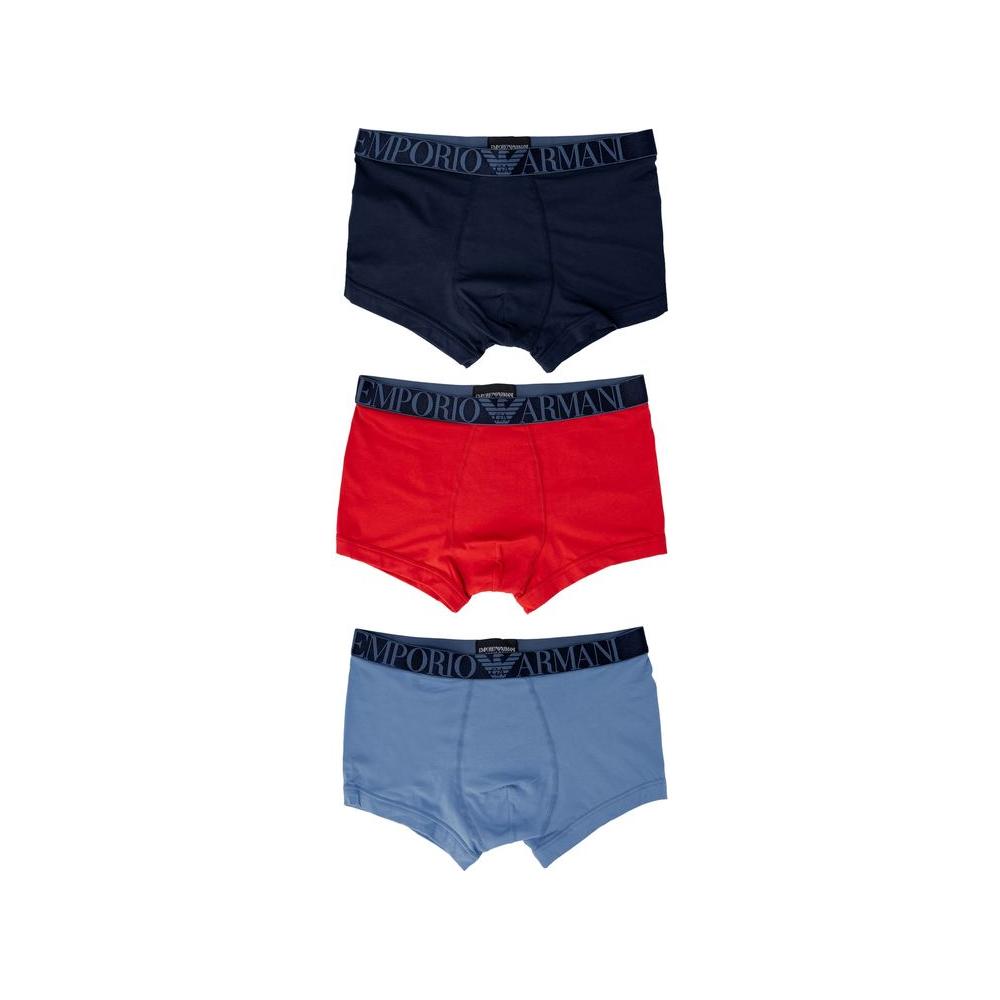 Emporio Armani Underwear Blue Cotton Underwear Emporio Armani Underwear Maroon