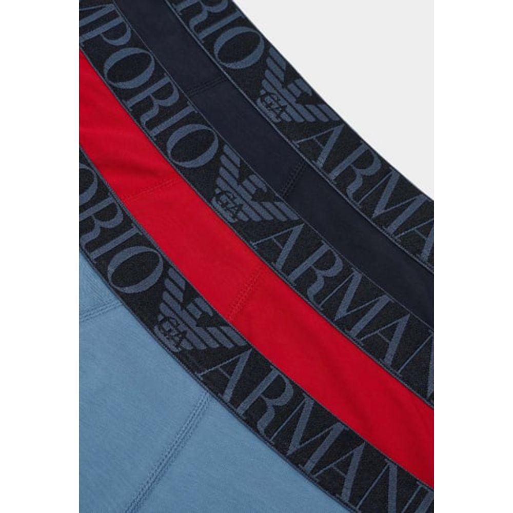 Emporio Armani Underwear Blue Cotton Underwear Emporio Armani Underwear Pale Violet Red
