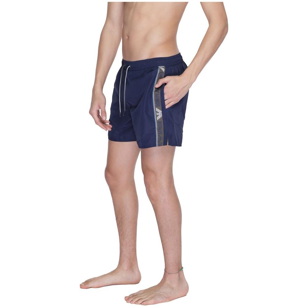 Emporio Armani Underwear Blue Polyester Swimwear Emporio Armani Underwear Rosy Brown