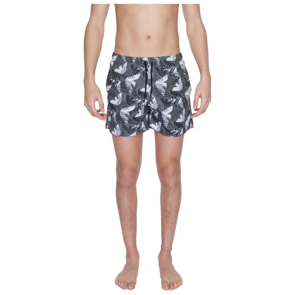 Emporio Armani Underwear Black Polyester Swimwear Emporio Armani Underwear Rosy Brown
