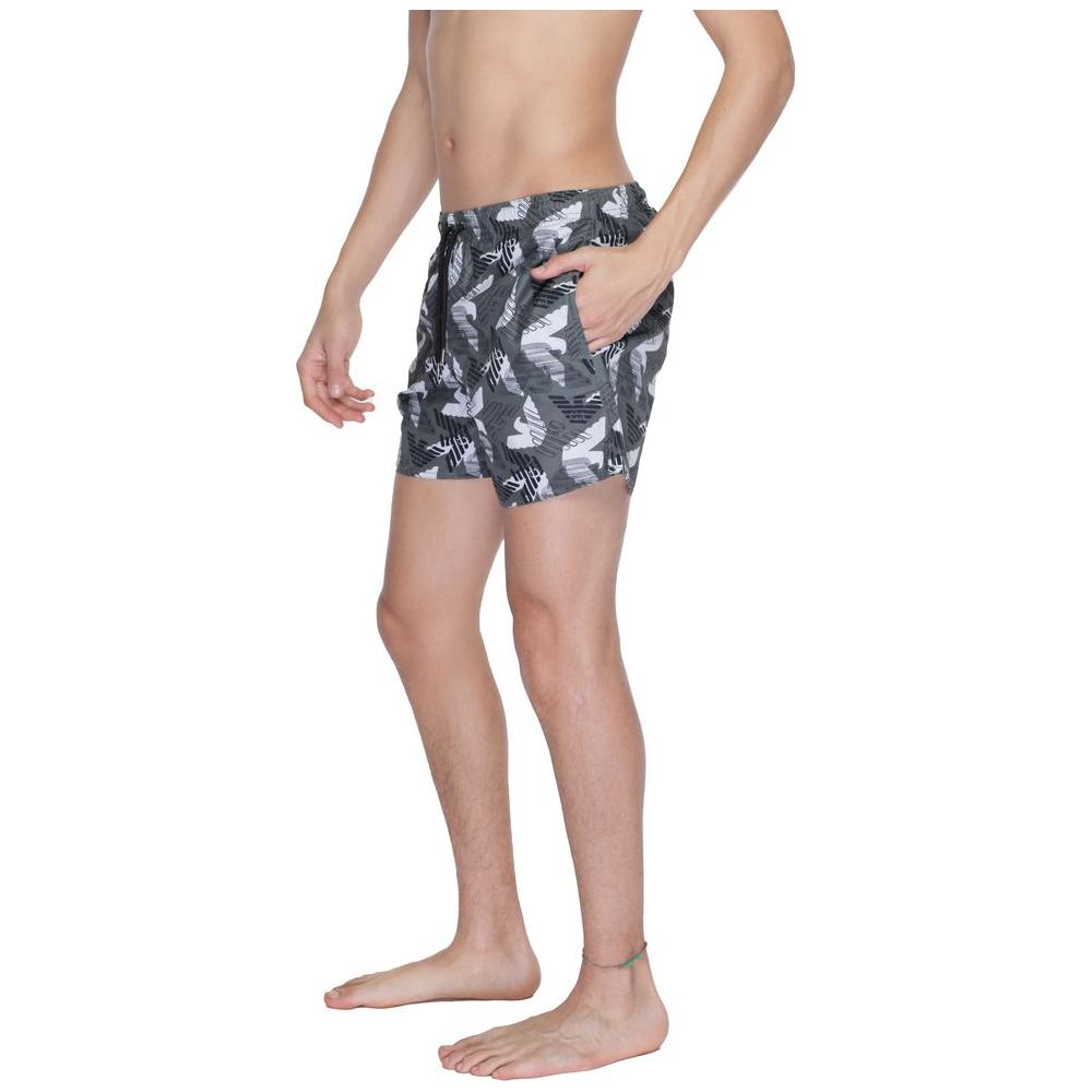 Emporio Armani Underwear Black Polyester Swimwear Emporio Armani Underwear Rosy Brown