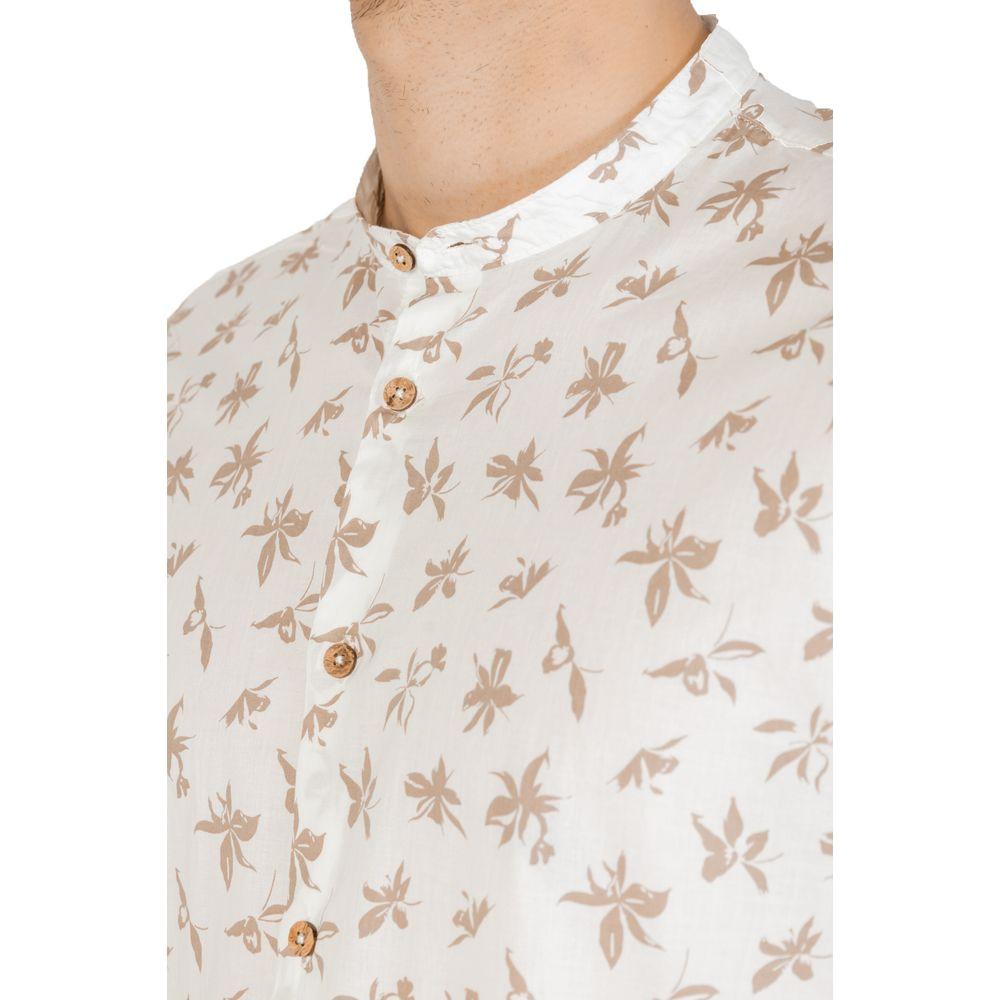 Hamaki-Ho Gray Cotton Shirt Hamaki-Ho Light Gray