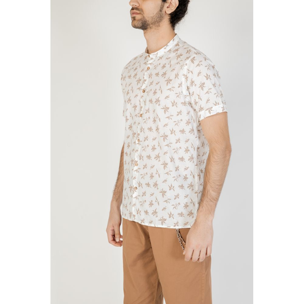 Hamaki-Ho Gray Cotton Shirt Hamaki-Ho Light Gray