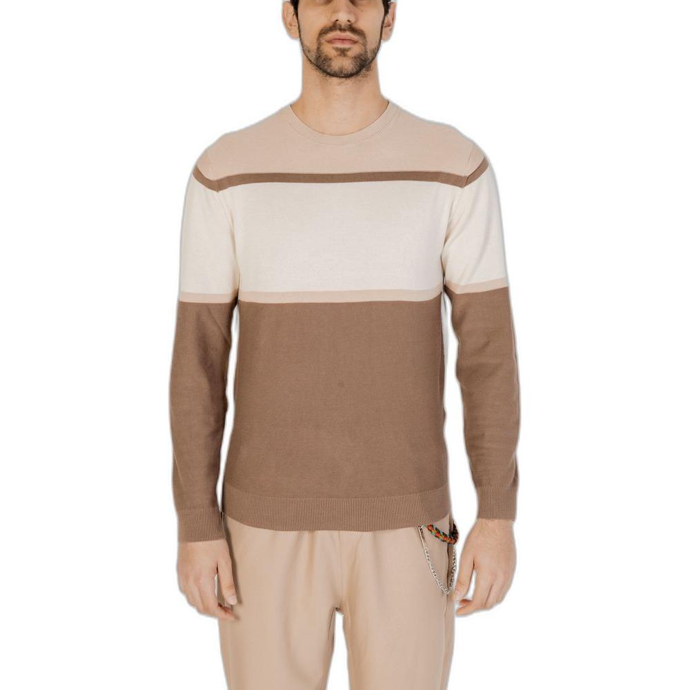 Hamaki-Ho Gray Cotton T-Shirt Hamaki-Ho Rosy Brown