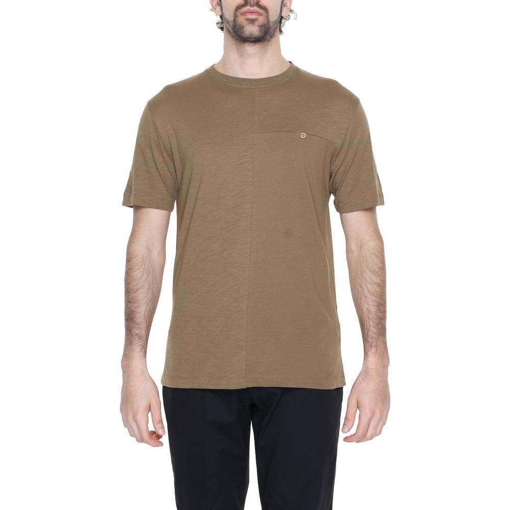 Hamaki-Ho Gray Cotton T-Shirt Hamaki-Ho Dim Gray