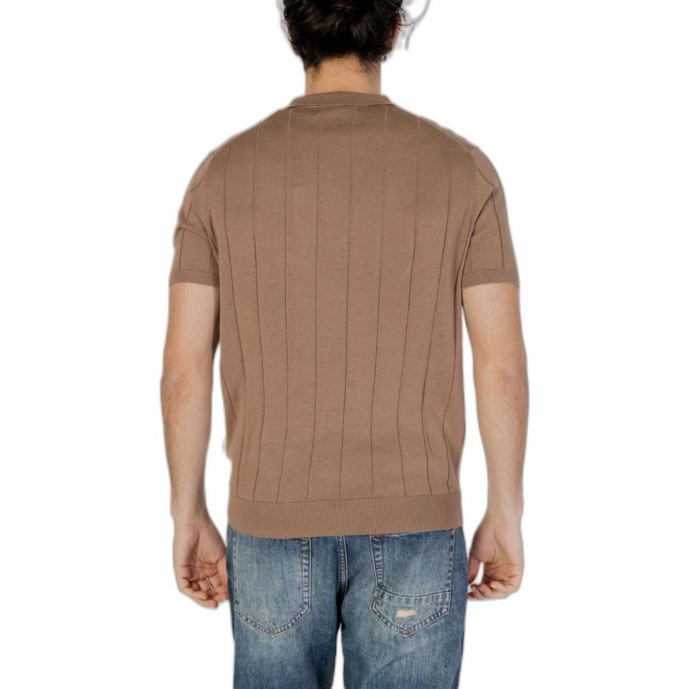 Hamaki-Ho Gray Cotton T-Shirt Hamaki-Ho Dim Gray