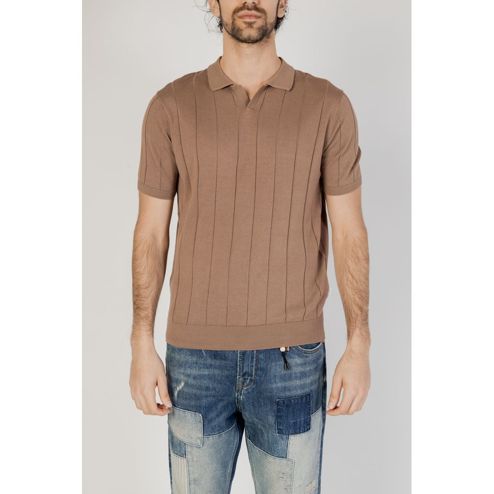 Hamaki-Ho Gray Cotton T-Shirt Hamaki-Ho Gray