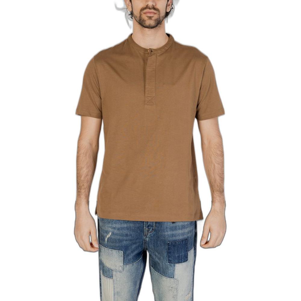 Hamaki-Ho Gray Cotton T-Shirt Hamaki-Ho Dim Gray
