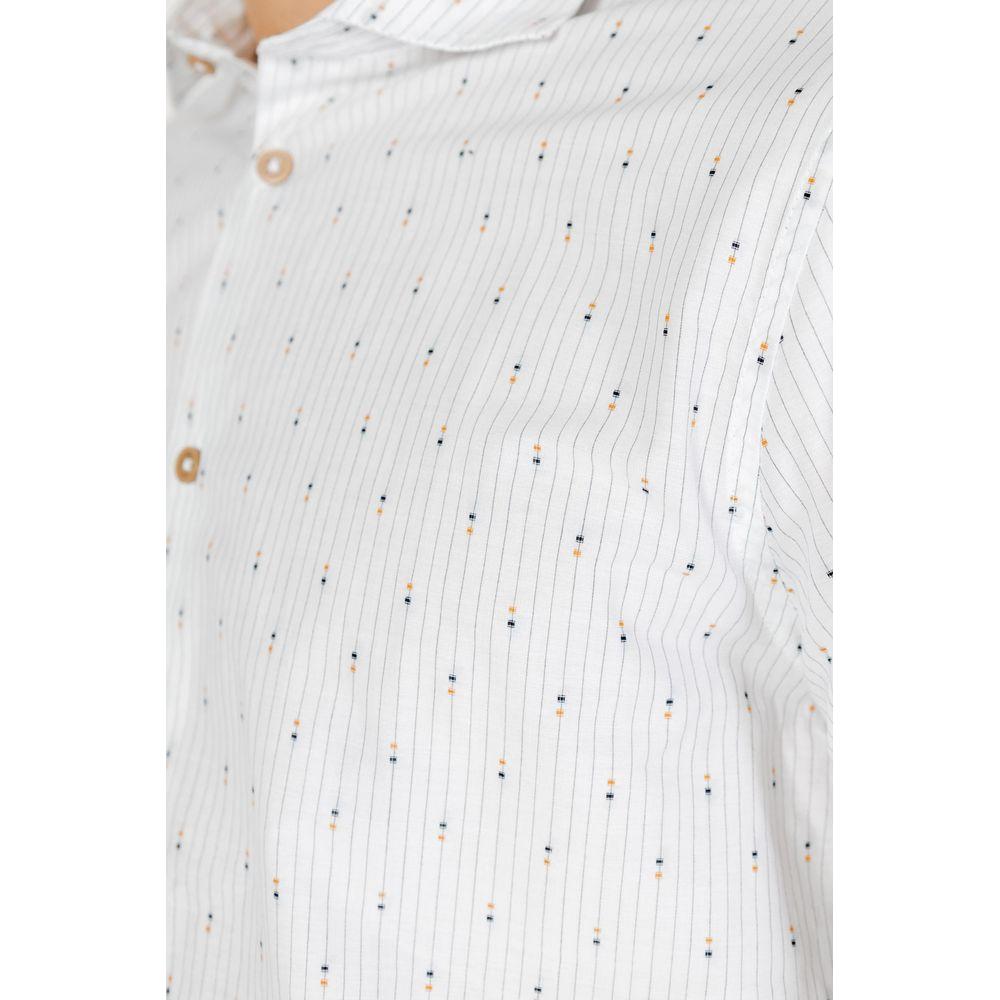 Hamaki-Ho White Cotton Shirt Hamaki-Ho Lavender