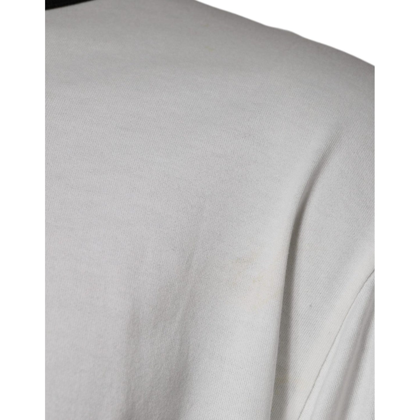 Dolce & Gabbana White Camouflage Cotton Round Neck T-shirt Dolce & Gabbana Gray