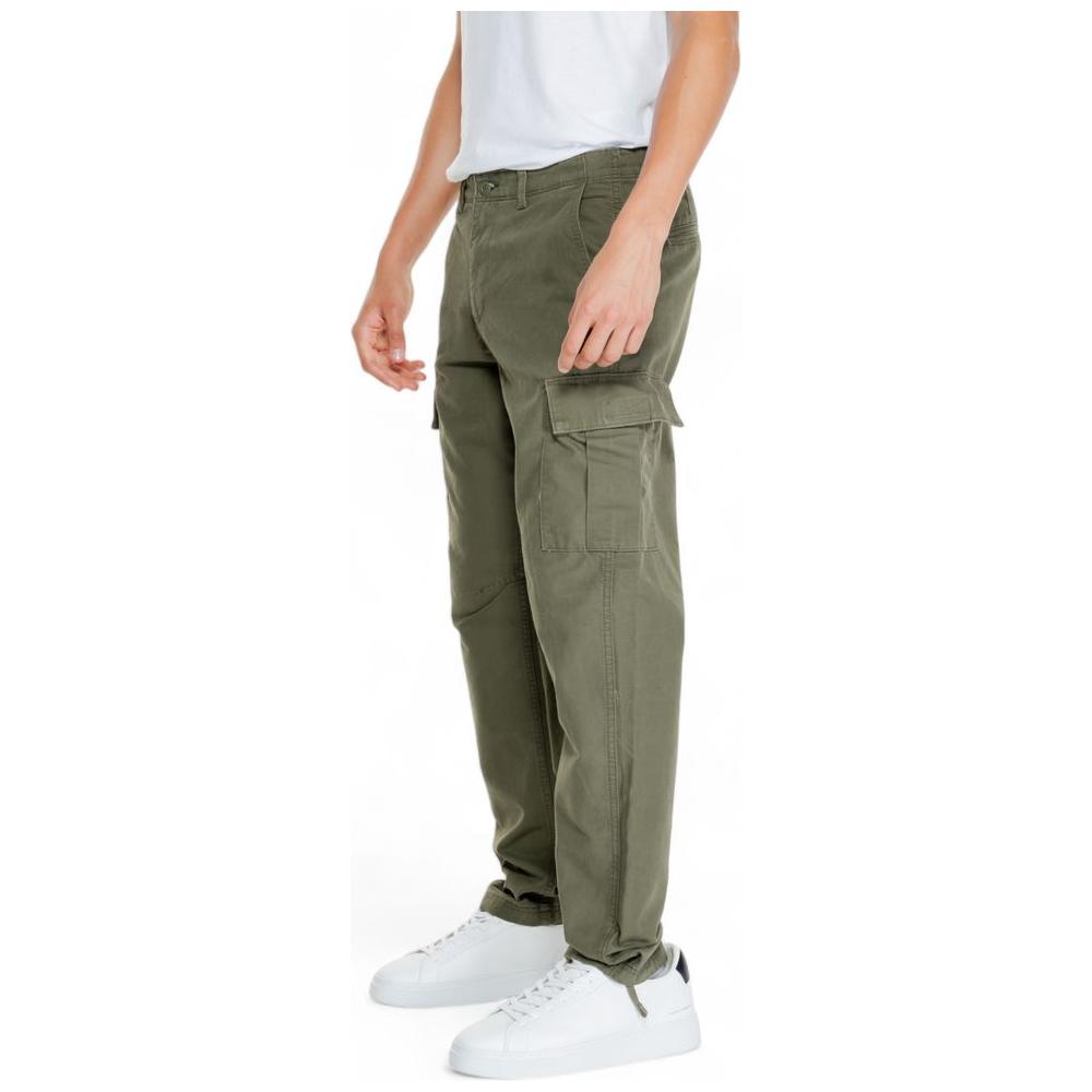 Jack Jones Green Cotton Jeans & Pant Jack Jones Dim Gray