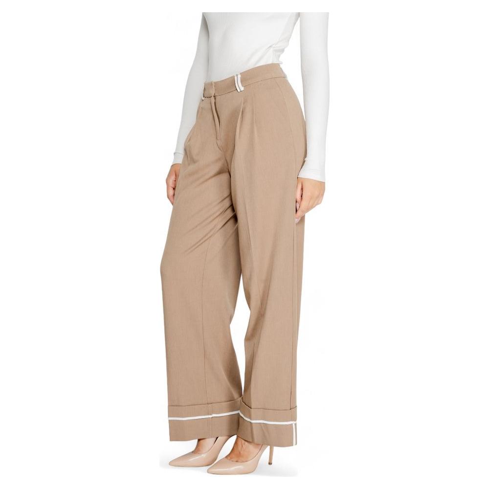 Only Brown Recycled Polyester Jeans & Pant Only Rosy Brown