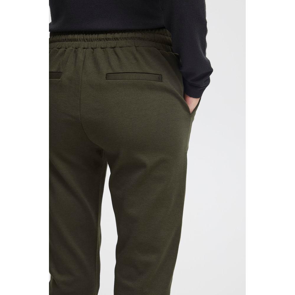 ICHI Green Polyester Jeans & Pant ICHI Lavender