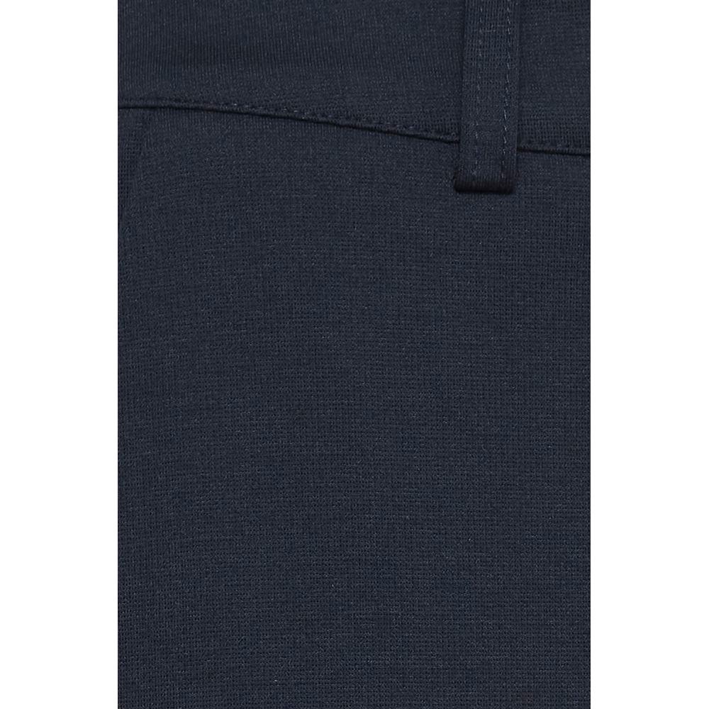 ICHI Blue Recycled Polyester Jeans & Pant ICHI Dark Slate Gray