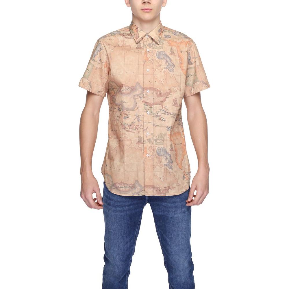 Alviero Martini Prima Classe Beige Polyester Shirt Alviero Martini Prima Classe Tan