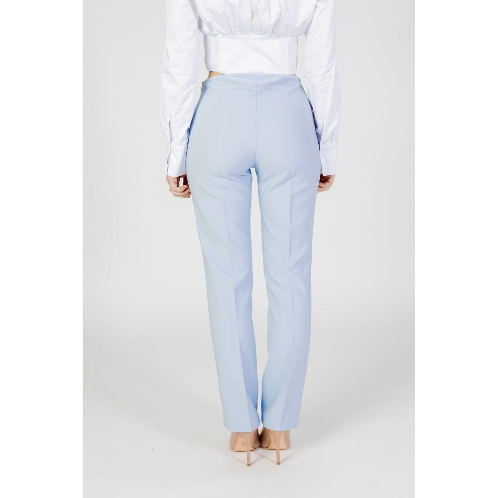 Sandro Ferrone Blue Polyester Jeans & Pant Sandro Ferrone Light Gray