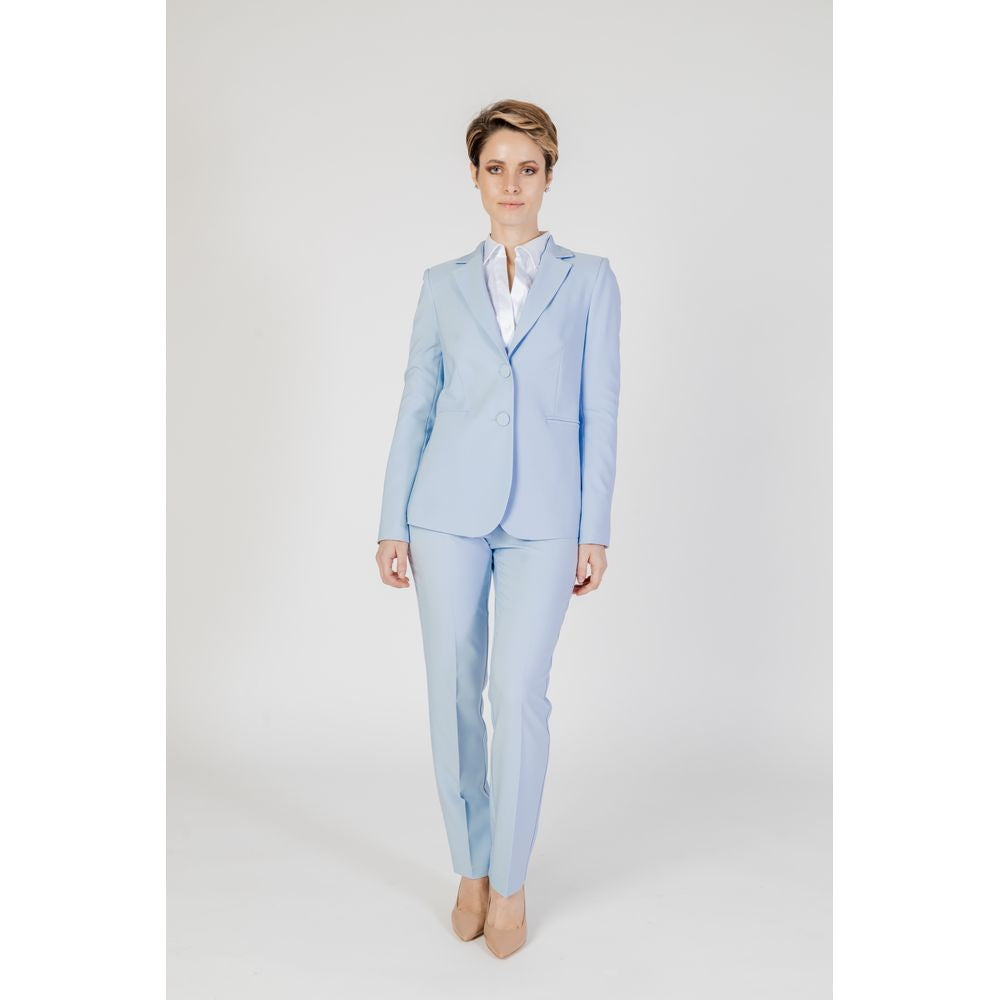 Sandro Ferrone Blue Polyester Jeans & Pant Sandro Ferrone Light Gray