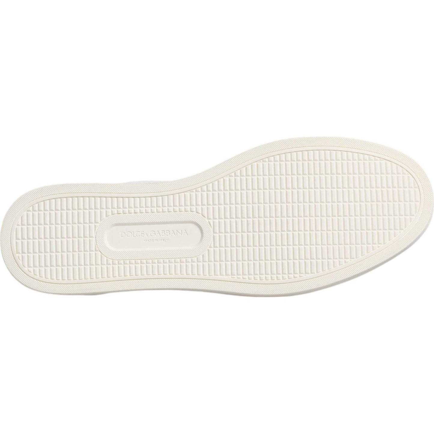 Dolce & Gabbana White Brown London Low Top Men Sneakers Shoes Dolce & Gabbana Antique White