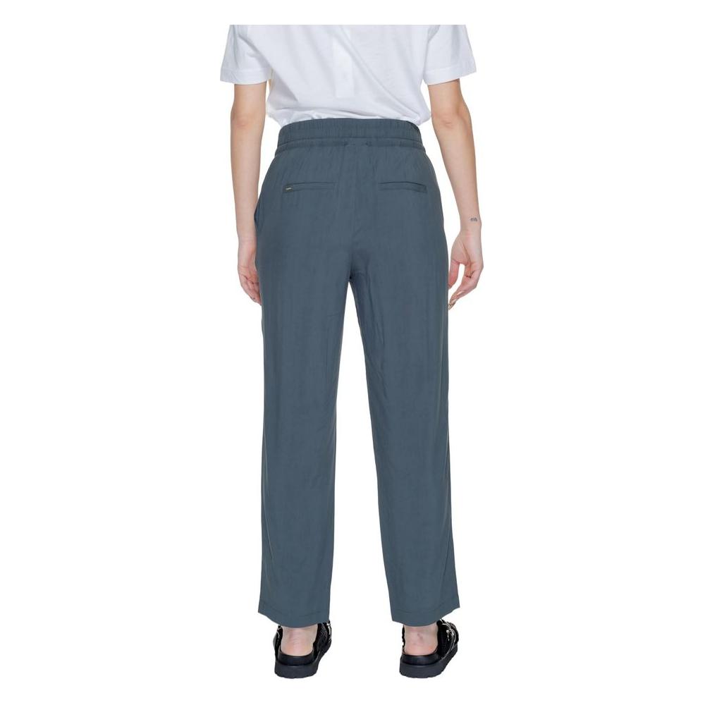 Street One Green Viscose Jeans & Pant Street One Dim Gray